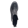 GABOR Sort skind støvle  med bred elastik,