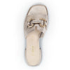 GABOR Guld skind sandal//mules m. spænde,