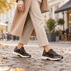 ROLLINGSOFT Mocca ruskind med metallic look
