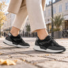 ROLLINGSOFT Sort skind/ruskind sneaker