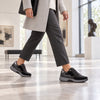 ROLLINGSOFT Sneaker i sort skind + ruskind