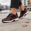 ROLLINGSOFT Sneaker i mulberry skind + ruskind