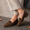 GABOR Cacao brun ruskind loafer
