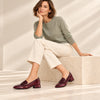 GABOR Mulberry lak loafer
