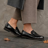 GABOR Sort skind loafer