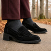 GABOR Sort ruskind loafer