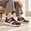 GABOR Mulberry ruskind + stretch m. lyst