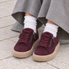 GABOR Bordeaux ruskind sneaker