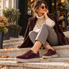 GABOR Mulberry ruskind sneaker med lynlås