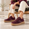 GABOR Mulberry sneaker i ruskind med plys