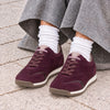 GABOR Mulberry ruskind sneaker med snøre