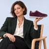 GABOR Mulberry ruskind sneaker med snøre