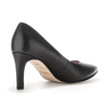 GABOR Sort skind pumps med spids tå
