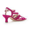 GABOR Pink ruskind sandal med kryds remme,