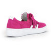 GABOR Pink ruskind sneaker med pynte snøre,