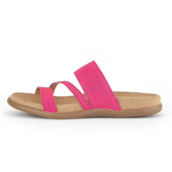 GABOR Pink elastik rems sandal,