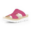 GABOR Pink ruskind sandal/mules,