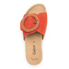 GABOR Orangerød ruskind sandal / mules,