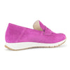 GABOR Mørk pink ruskinds loafer,