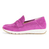 GABOR Mørk pink ruskinds loafer,