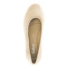 GABOR lys caramel stribet nubuck ballerina,