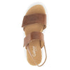GABOR Camel brun skind sandal m. bast kile,