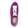 GABOR Fuchsia ruskind sneaker m hvid snøre,