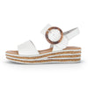 GABOR off-white skind sandal,